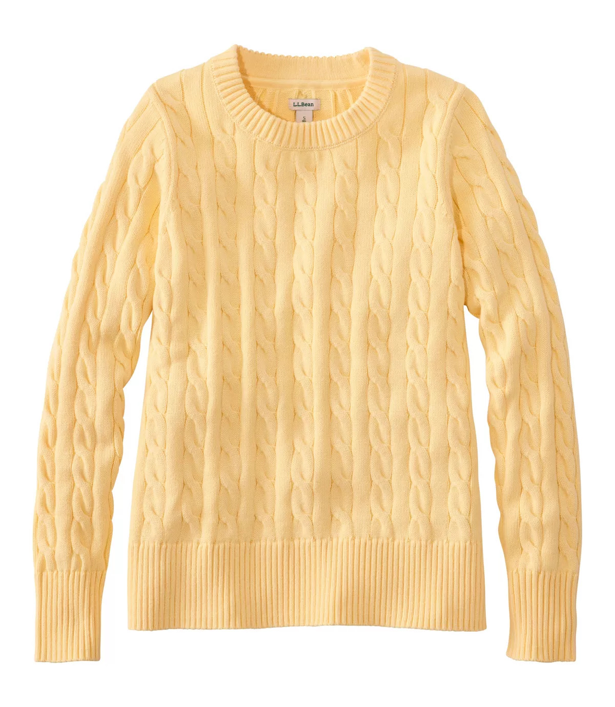 Women's The Original Double L® Sweater, Cable Crewneck | L.L. Bean