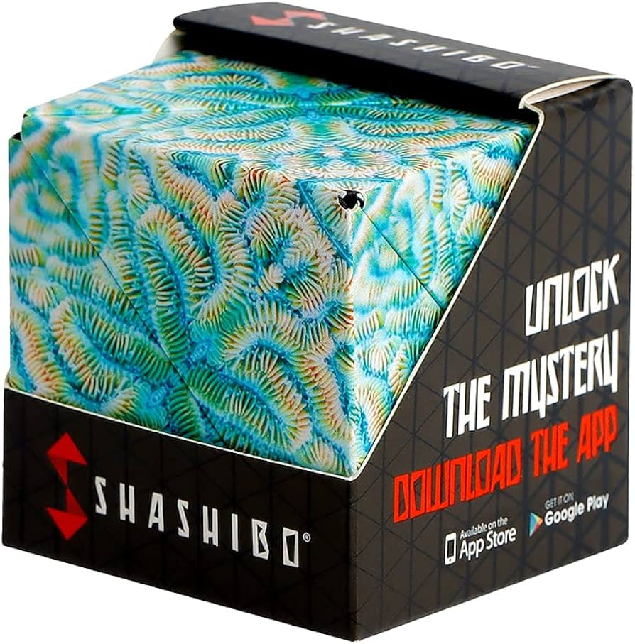 SHASHIBO Shape Shifting Box - Award-Winning, Patented Fidget Cube w/ 36 Rare Earth Magnets - Tran... | Amazon (US)