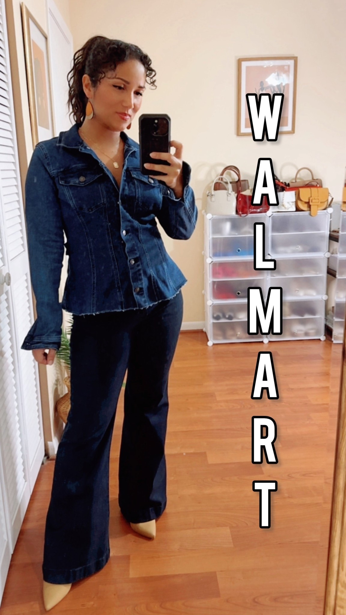 Double the denim, double the fall vibes! 👖 Walmart’s making the trend effortless and affordable. This top does double duty as a jacket when the temps drop and the jeans fit like a glove. Wearing sz. M top and 6 in jeans. #fallfashion #walmartfinds

Walmart outfits
Walmart fashion
Walmart denim
Fall outfits#LTKFallSale

#LTKFindsUnder50 #LTKSeasonal