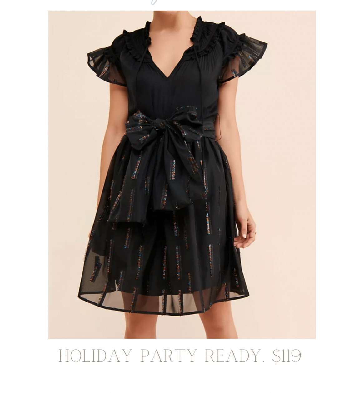 Holiday party dress // little black dress // New Years outfit 