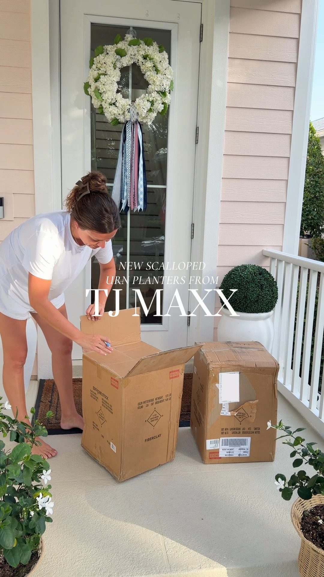 📣 High Sell Out Risk 📣 New Marshalls + TJ Maxx Home find! 🤍 These white scalloped urn planters look so high-end and are perfect for a coastal front porch, entryway, or patio. Such a beautiful designer-inspired look for less that would be gorgeous with topiaries, hydrangeas, or olive trees. If you see them, don’t wait!

TJ Maxx finds • TJ Maxx home decor • scalloped planter • scalloped urn planter • outdoor planter • coastal front porch decor • front porch styling • classic coastal patio • designer look for less • modern coastal decor • entryway decor • patio decorating • garden planters • outdoor decorating ideas


@TJ Maxx @Marshalls

#LTKHome #LTKSeasonal