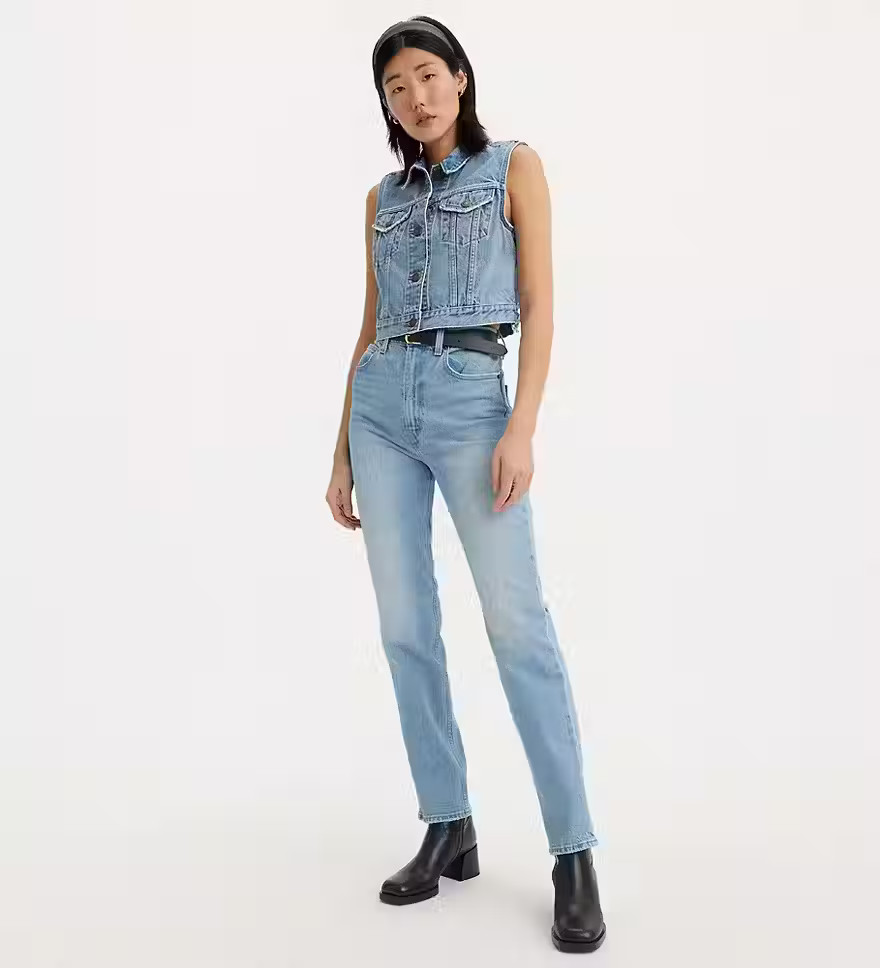 70's High Slim Straight Women's Jeans - Medium Wash | Levi's® US | LEVI'S (US)