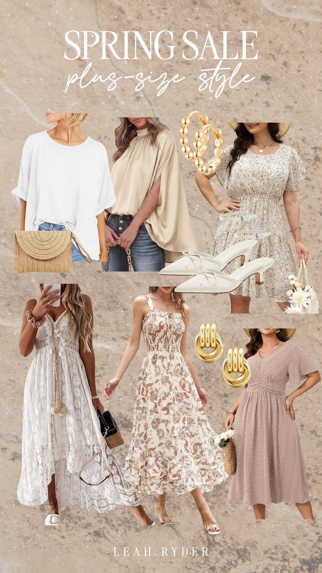 Amazon plus size spring outfits featuring flowy dresses, casual tops, and neutral accessories that are easy to mix and match. These flattering spring looks are perfect for everyday wear, brunch, vacations, and special occasions with comfortable, feminine styling. If you’re searching for plus size spring outfits, Amazon plus size fashion, flattering dresses, or affordable outfit ideas for curvy women, this roundup is full of versatile and stylish finds.

#LTKPlusSize #LTKSaleAlert