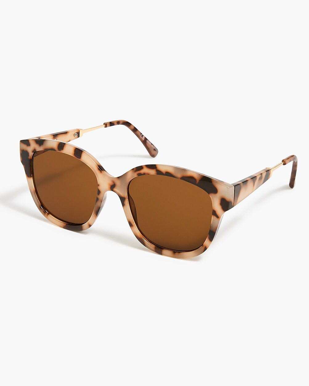 Tortoise D-frame sunglasses | J.Crew Factory
