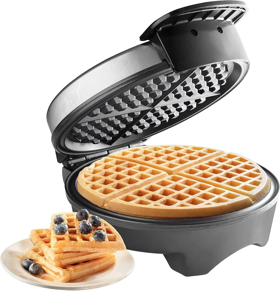Waffle Maker by Cucina Pro- Griddle Makes 7 Inch Thin, American Style Waffles for Holiday Breakfa... | Amazon (US)