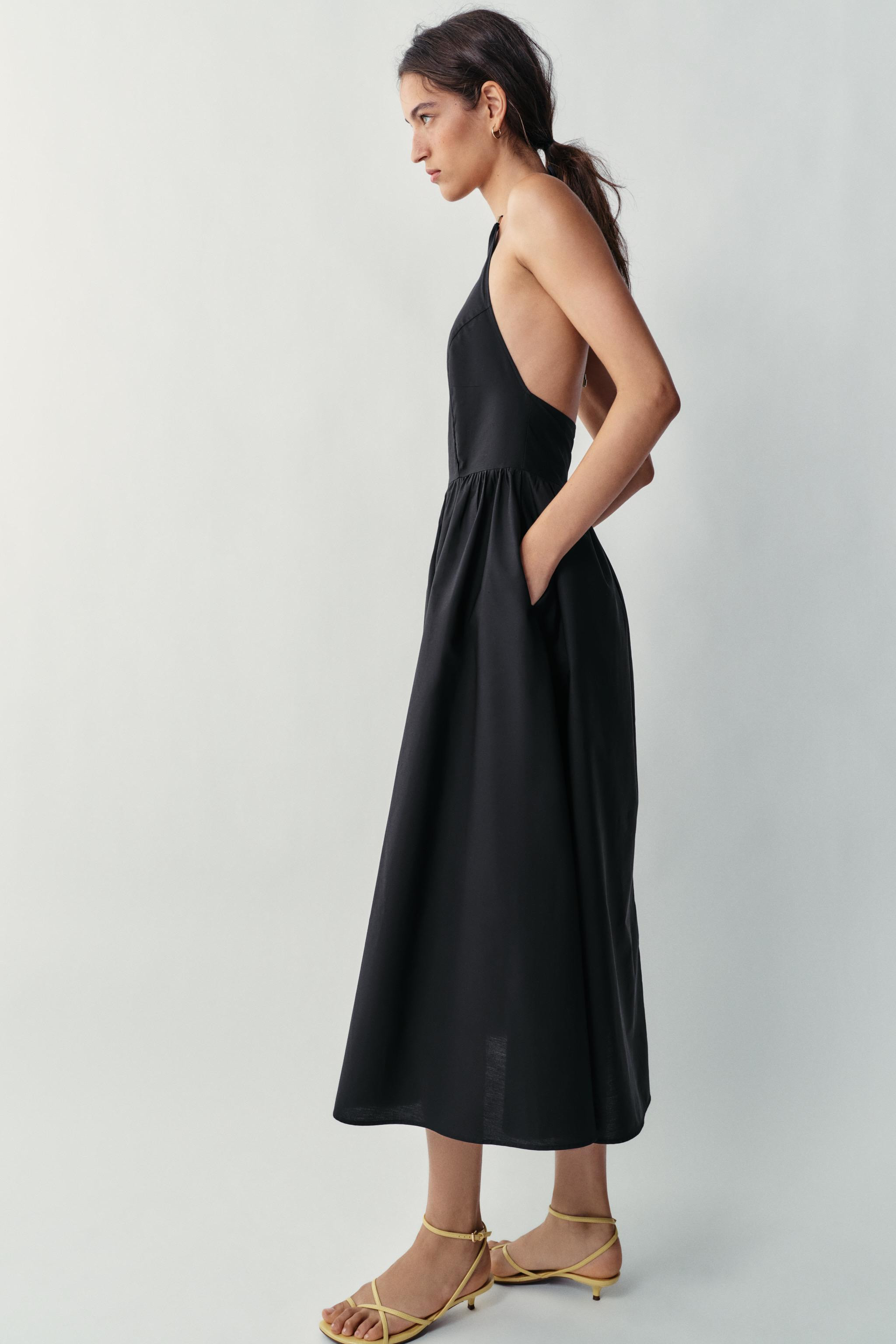 POPLIN MIDI DRESS | Zara UK