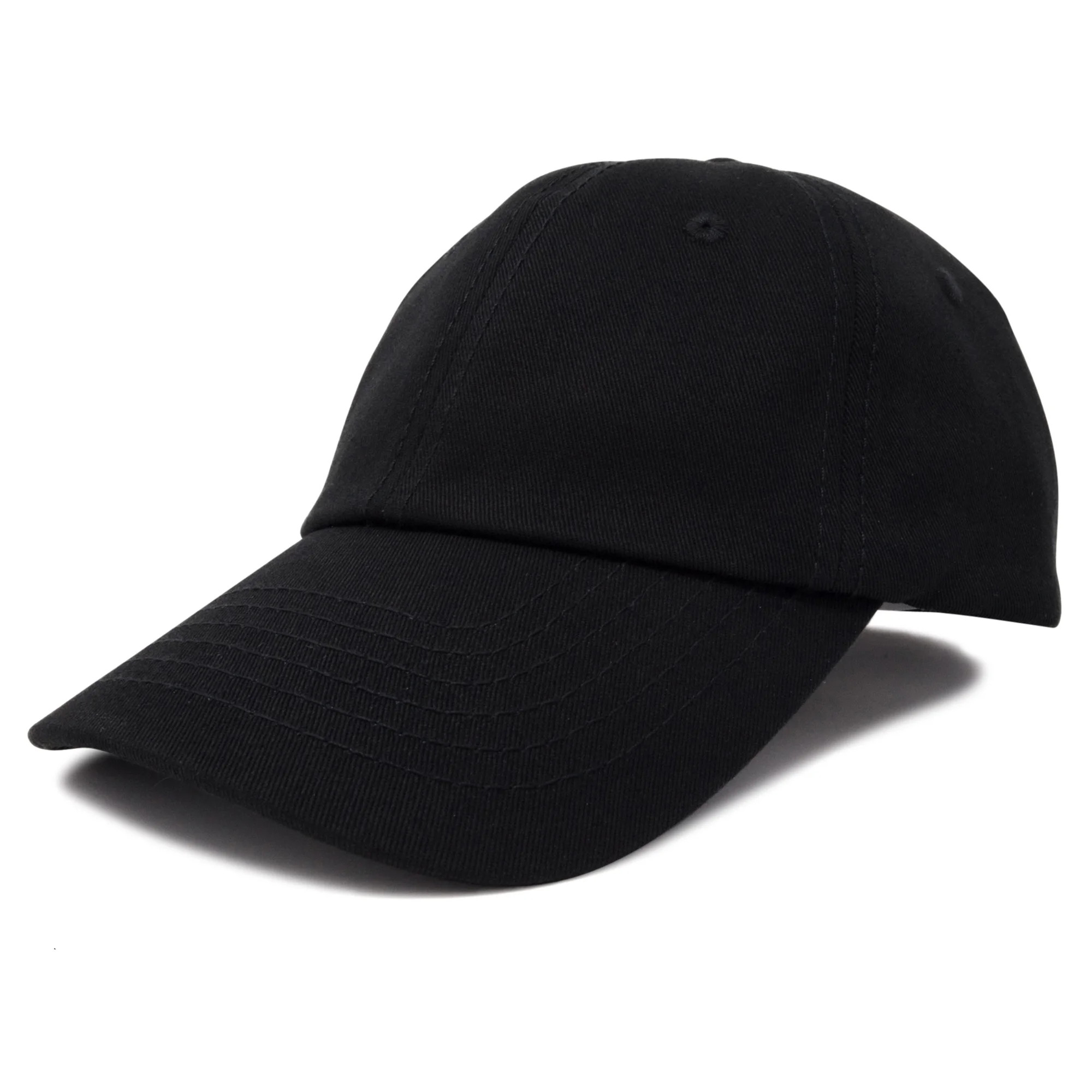 DALIX Youth Childrens Cotton Cap Plain Hat In Black | Walmart (US)