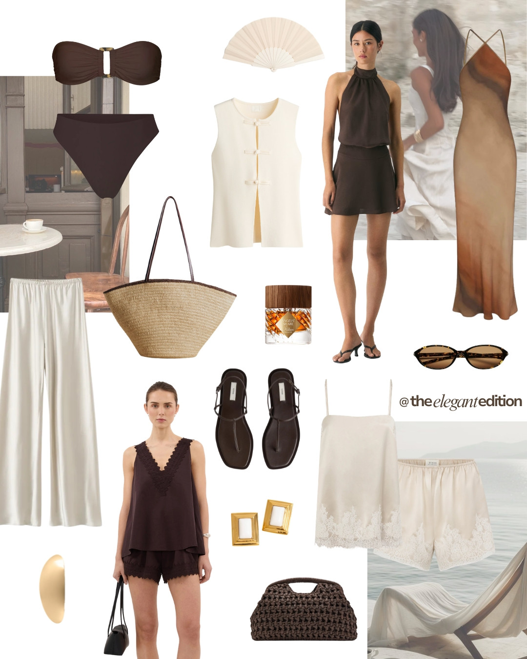 BROWN & CREAM HOLIDAY EDIT 🤍🤎 — A curated selection of elegant holiday pieces in chocolate brown and cream. From swimwear to slip dresses, all linked below.
#holiday #summer #oldmoney #quietluxury #swimwear #LTKsummer #LTKtravel #LTKstyletip 

 #LTKeurope #LTKsummer #LTKswimwear