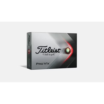 Titleist Pro V1X Golf Balls White- 12pk: Urethane Shell, 9+ Age, 1.62 Diameter | Target