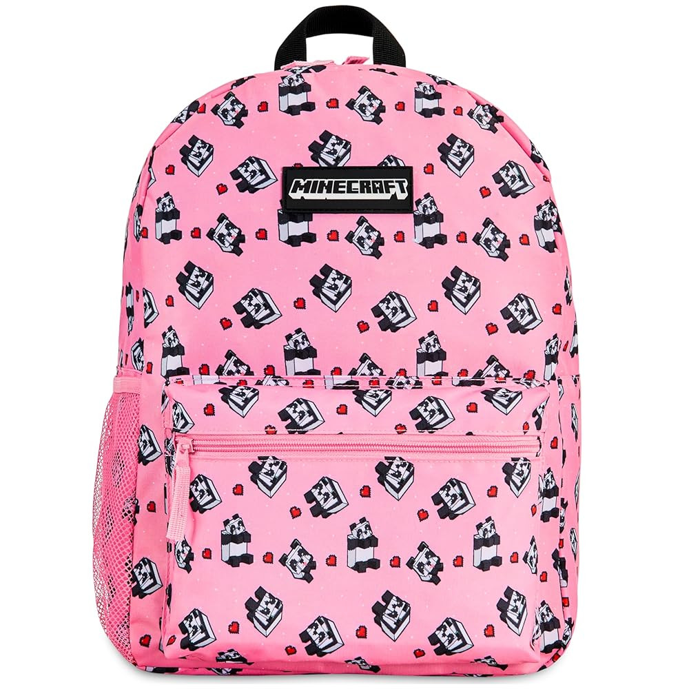 Minecraft Backpack for Boys Kids Teens Adjustable Straps Front Pocket Daypack Backpacks for Sport... | Amazon (US)