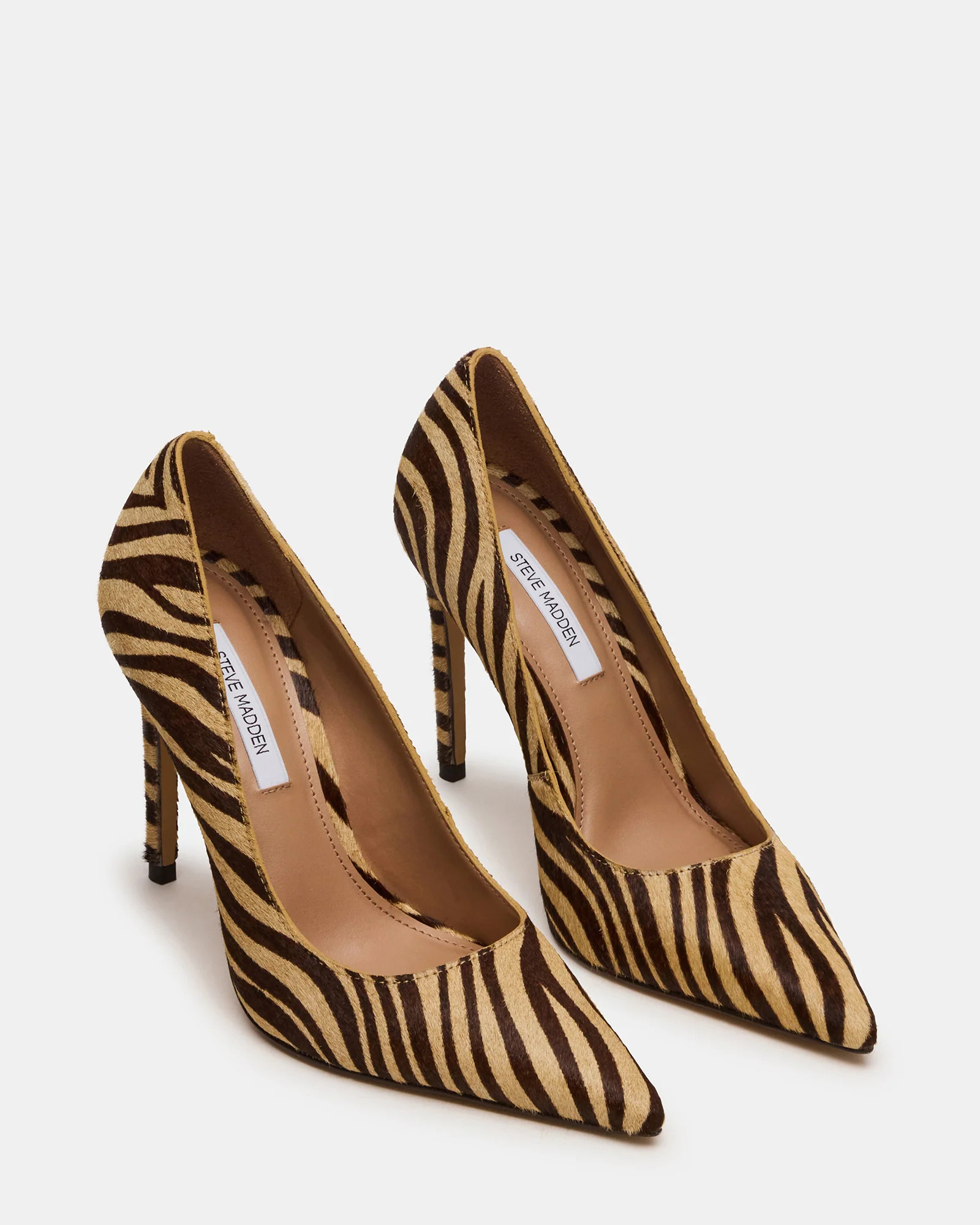 NOIR Tiger Pointed-Toe Stiletto Pump Women's Heels | Steve Madden (US)