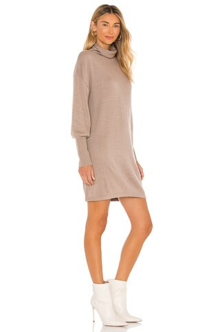 Lovers + Friends Noah Mini Dress in Taupe from Revolve.com | Revolve Clothing (Global)