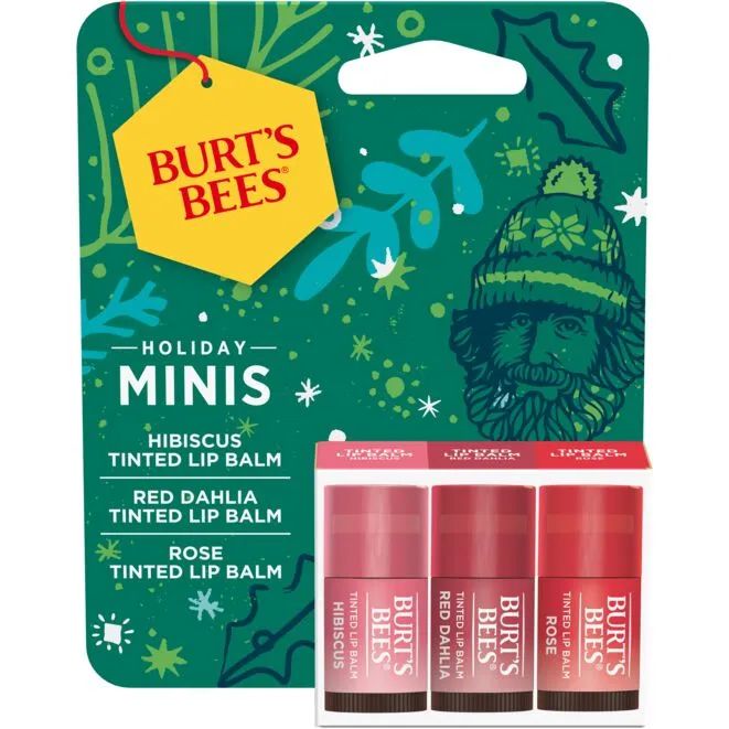 Give the gift of nourished lips this holiday season, now in mini form! These fun sized Burt’s B... | Burt's Bees