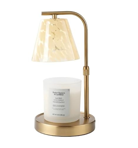 Milky White Tortoise Wax Cube & Candle Warmer with Adjustable Height, Timer & Dimmer | Amazon (US)