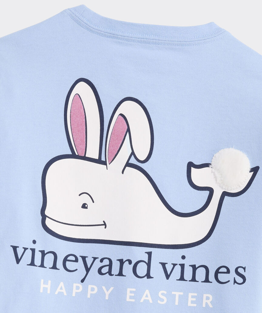 Boys' Fuzzy Easter Bunny Whale Long-Sleeve Pocket Tee | vineyard vines