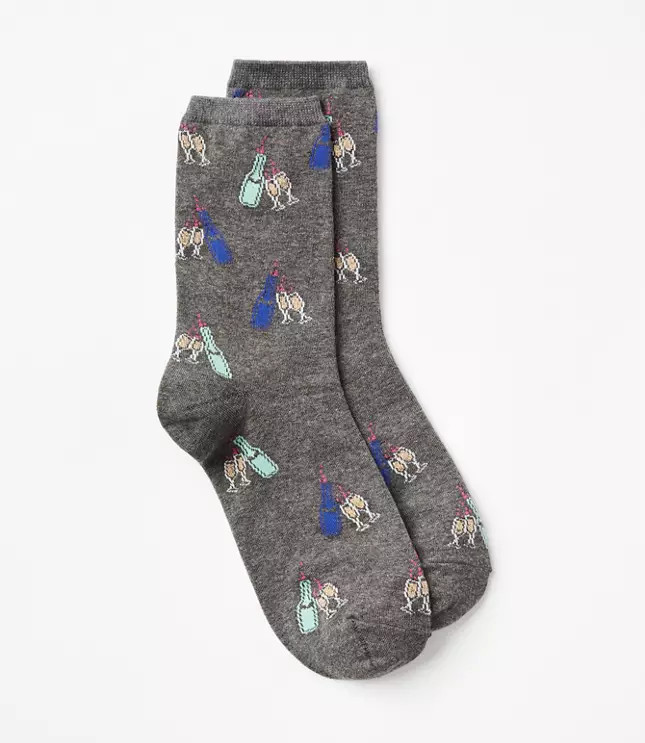Champagne Crew Socks | LOFT