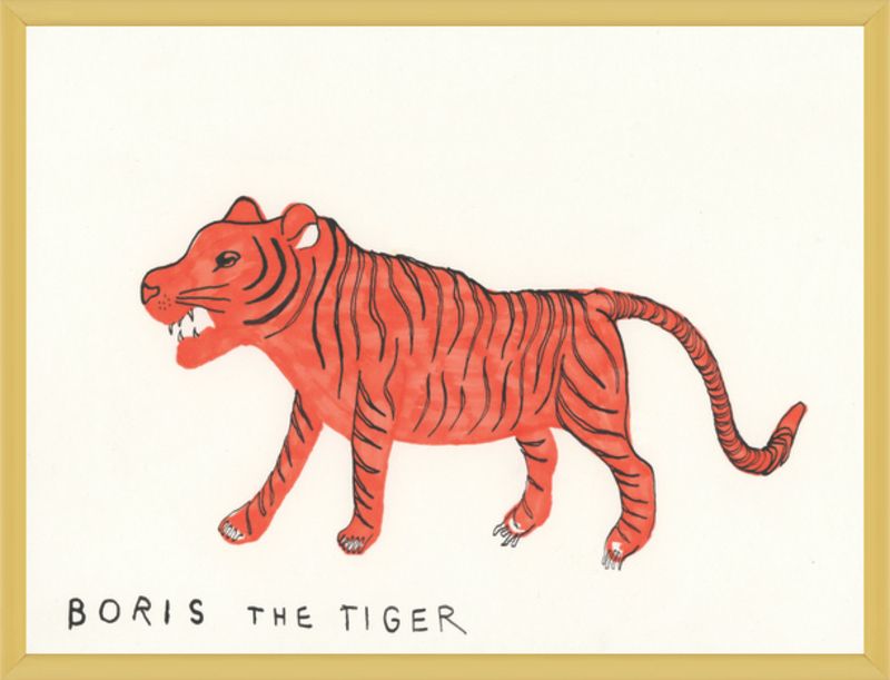 Boris the Tiger | Artfully Walls