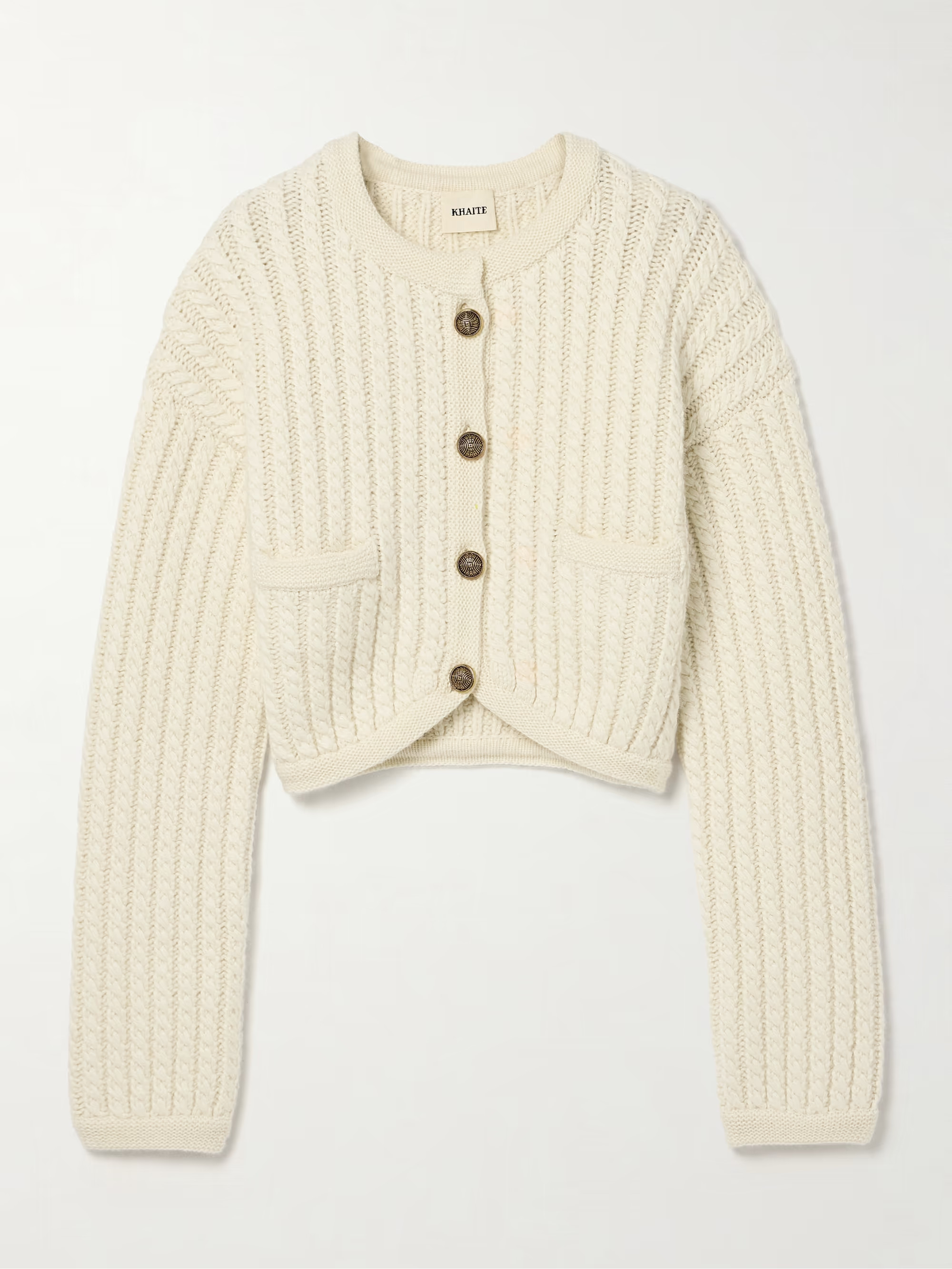 Balser cable-knit cashmere and mohair-blend cardigan | NET-A-PORTER (UK & EU)