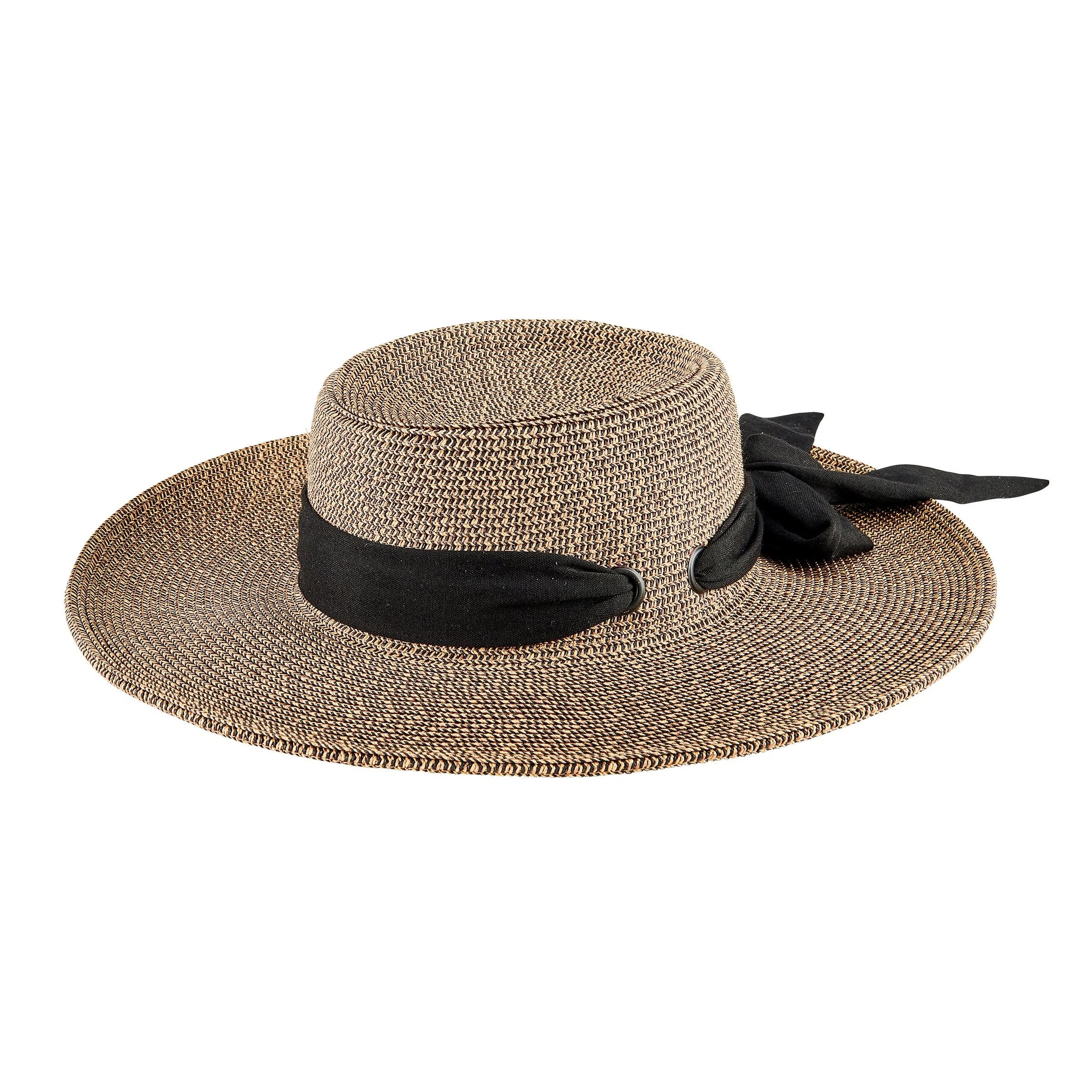 Women's Sun Brim Boater Hat with Scarf Bow | San Diego Hat Company