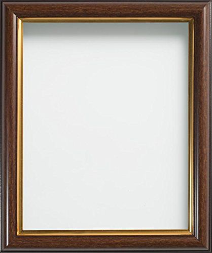 Frame Company Mahogany Effect With Gold Inset Picture Photo Frames *Choice of Sizes* | Amazon (UK)