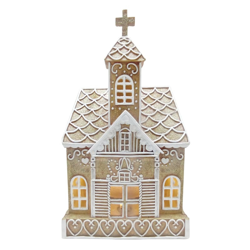 LED Gingerbread House, 13.7" | At Home