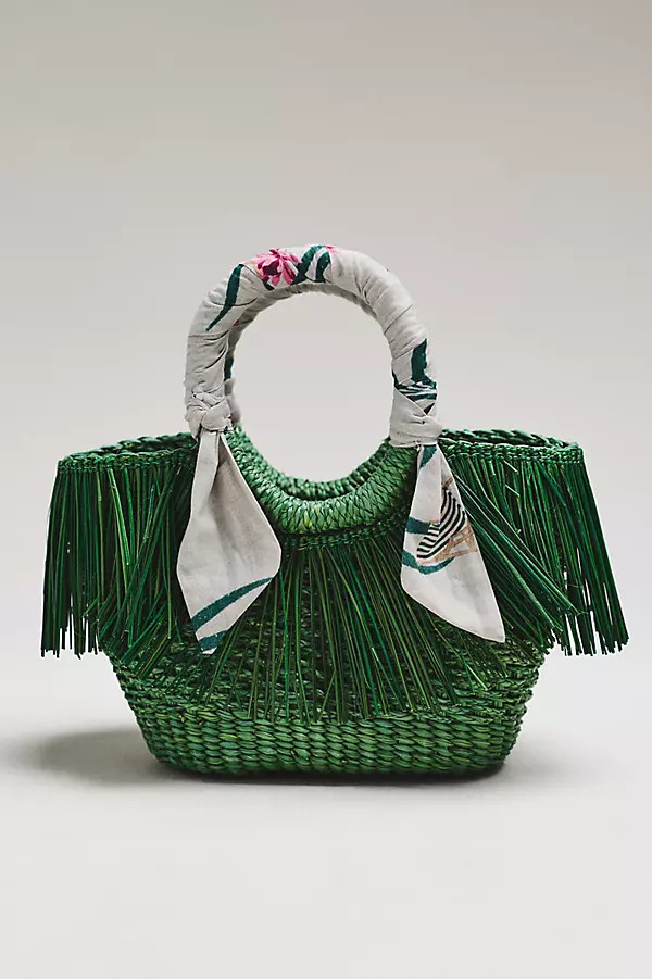 Sensi Studio Mini Frayed Handbag | Anthropologie (US)