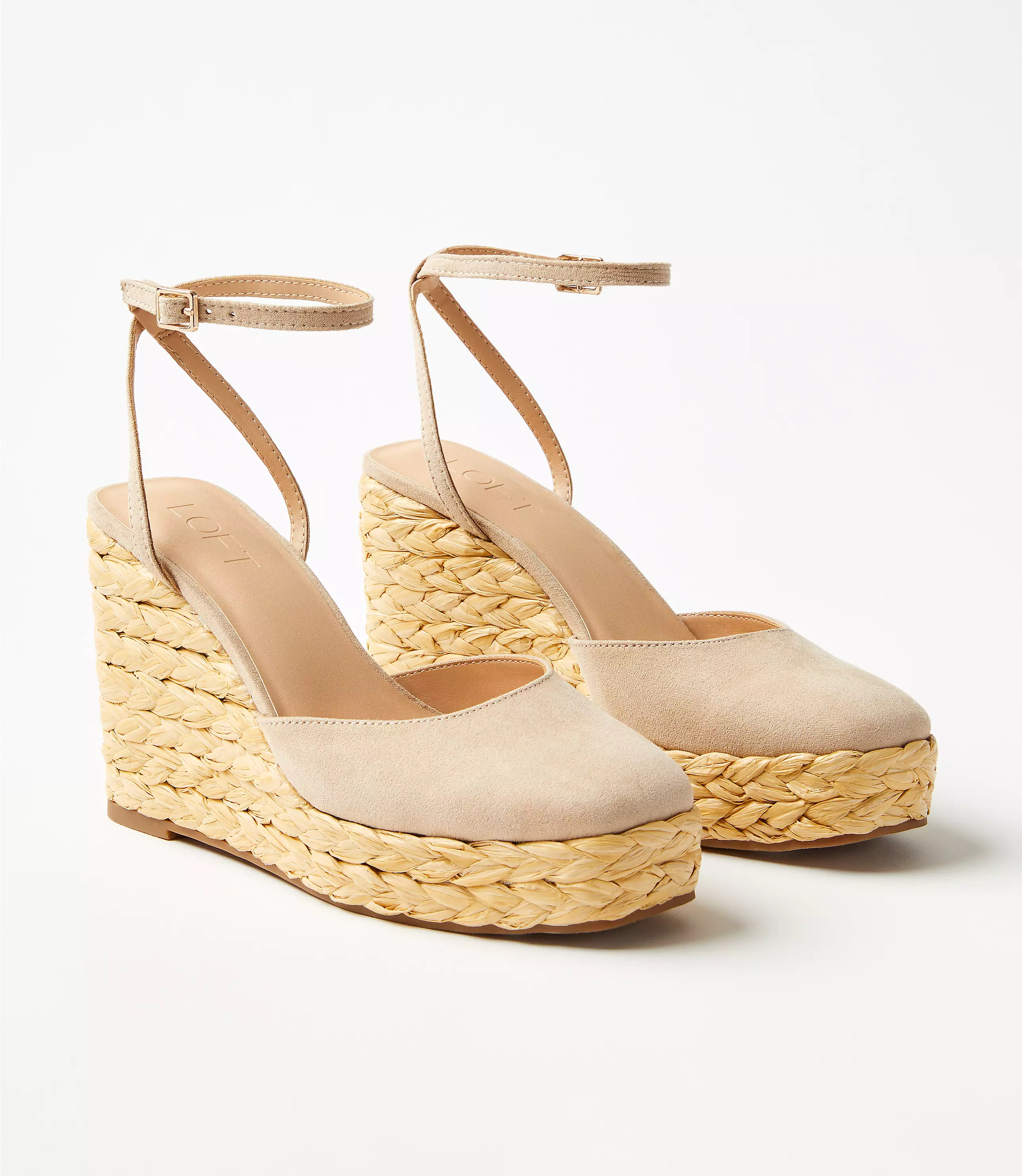 Square Toe Wedge Espadrilles | LOFT