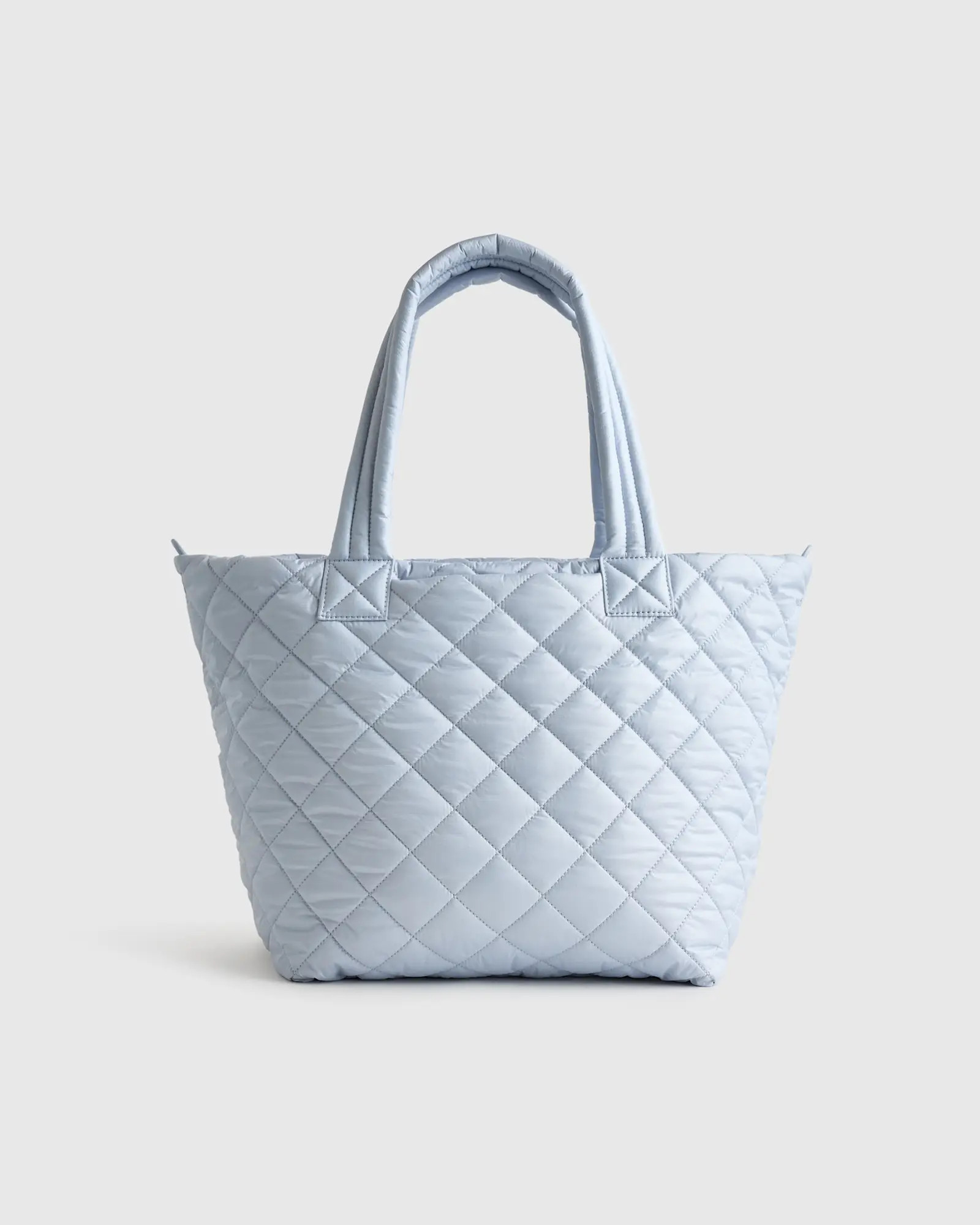 Transit Quilted Carry-All Tote in Porcelain Blue | Quince