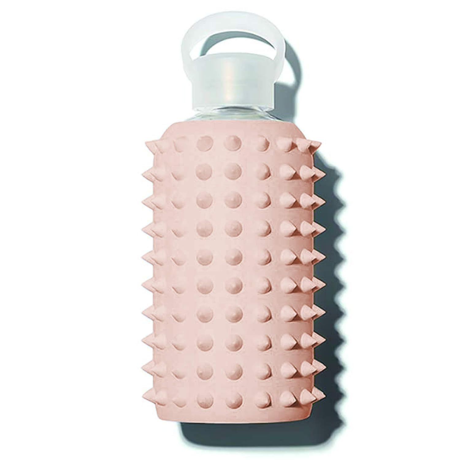 bkr Little Spiked Tutu - 16oz/500mL - Glass Water Bottle - Ballet Pale Peachy Pink - Dishwasher S... | Amazon (US)