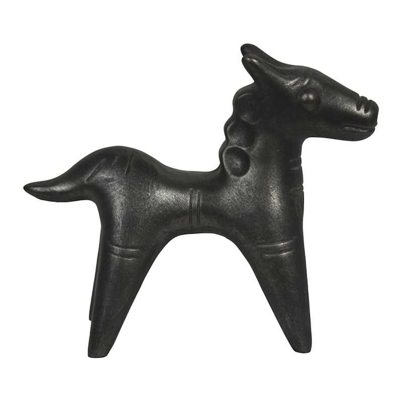Black Horse Figurine, 6x5 | At Home