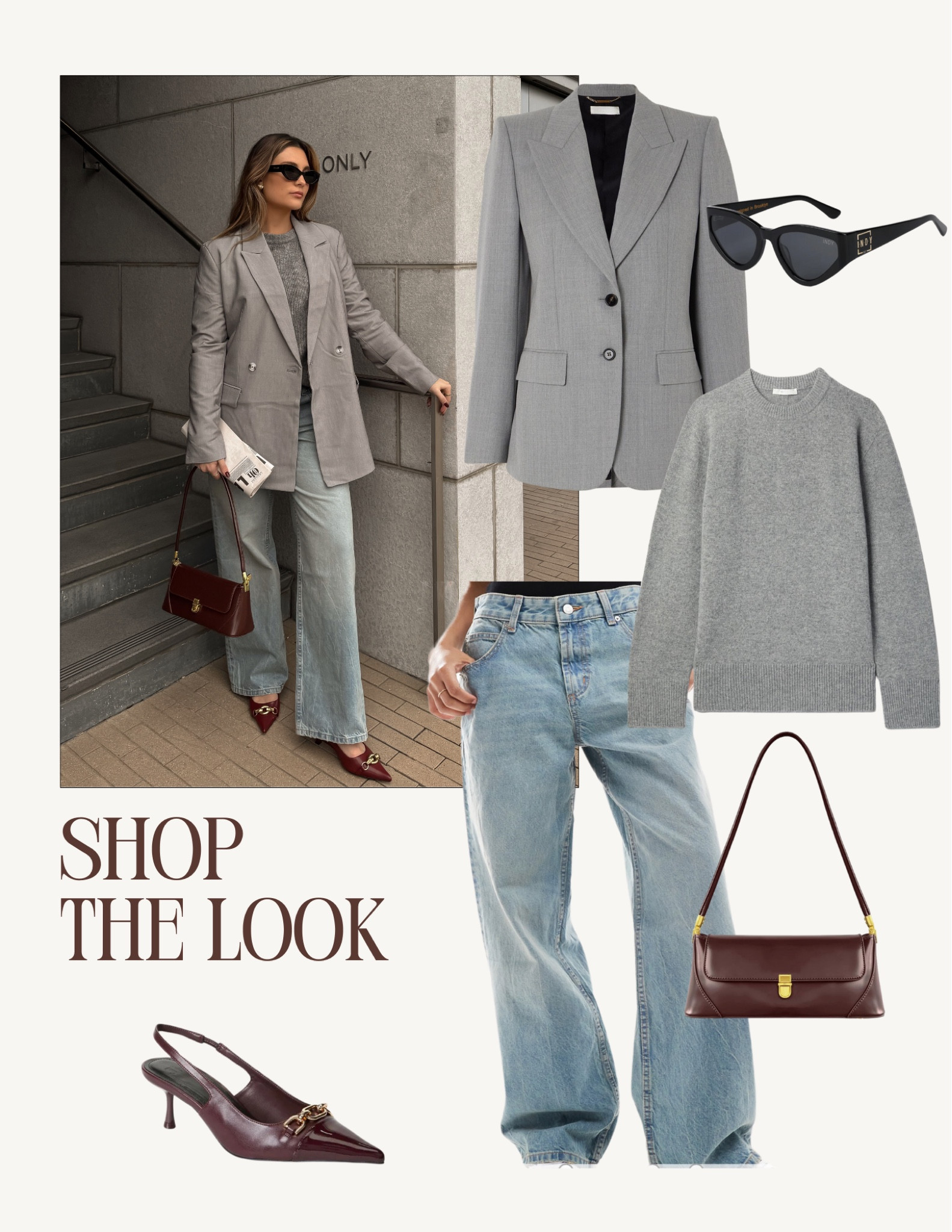shop my look! wearing size small in blazer and sweater and jeans are petite size US 2 L28 #falloutfitinspo #outfitideas #oversizedblazer #classystreetstyle

#LTKStyleTip #LTKShoeCrush
