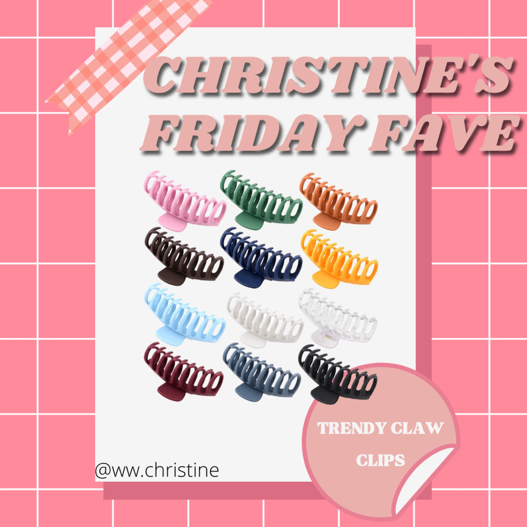 My favorite claw clips and they’re 20% off! 


#LTKsalealert #LTKstyletip #LTKunder50