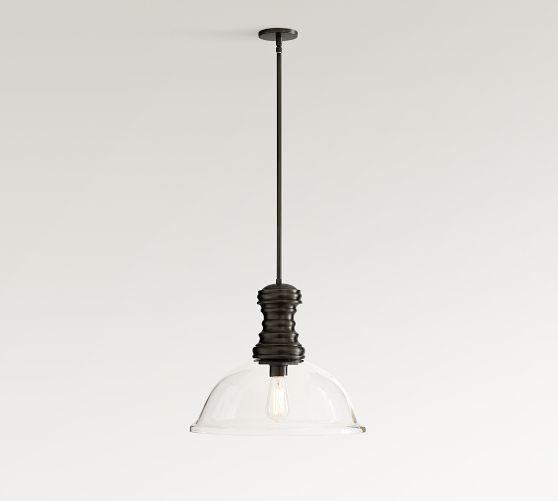 Meyer Flared Glass Pendant (17") | Pottery Barn (US)
