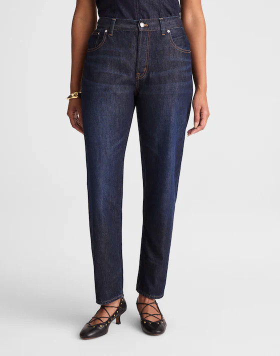 The Curvy Dean Easy Straight Jean in SoftDrape | Madewell