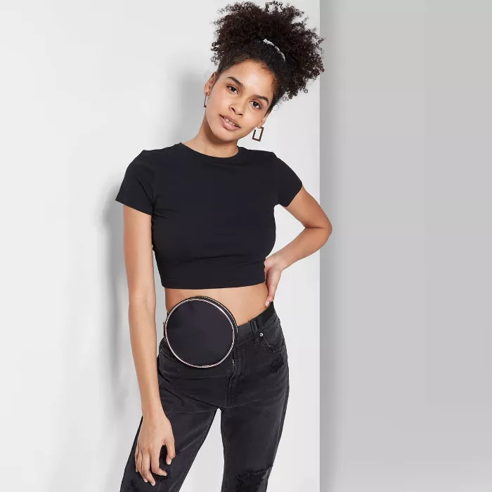 Women's Short Sleeve Cropped T-Shirt - Wild Fable™ (Regular & Plus) | Target