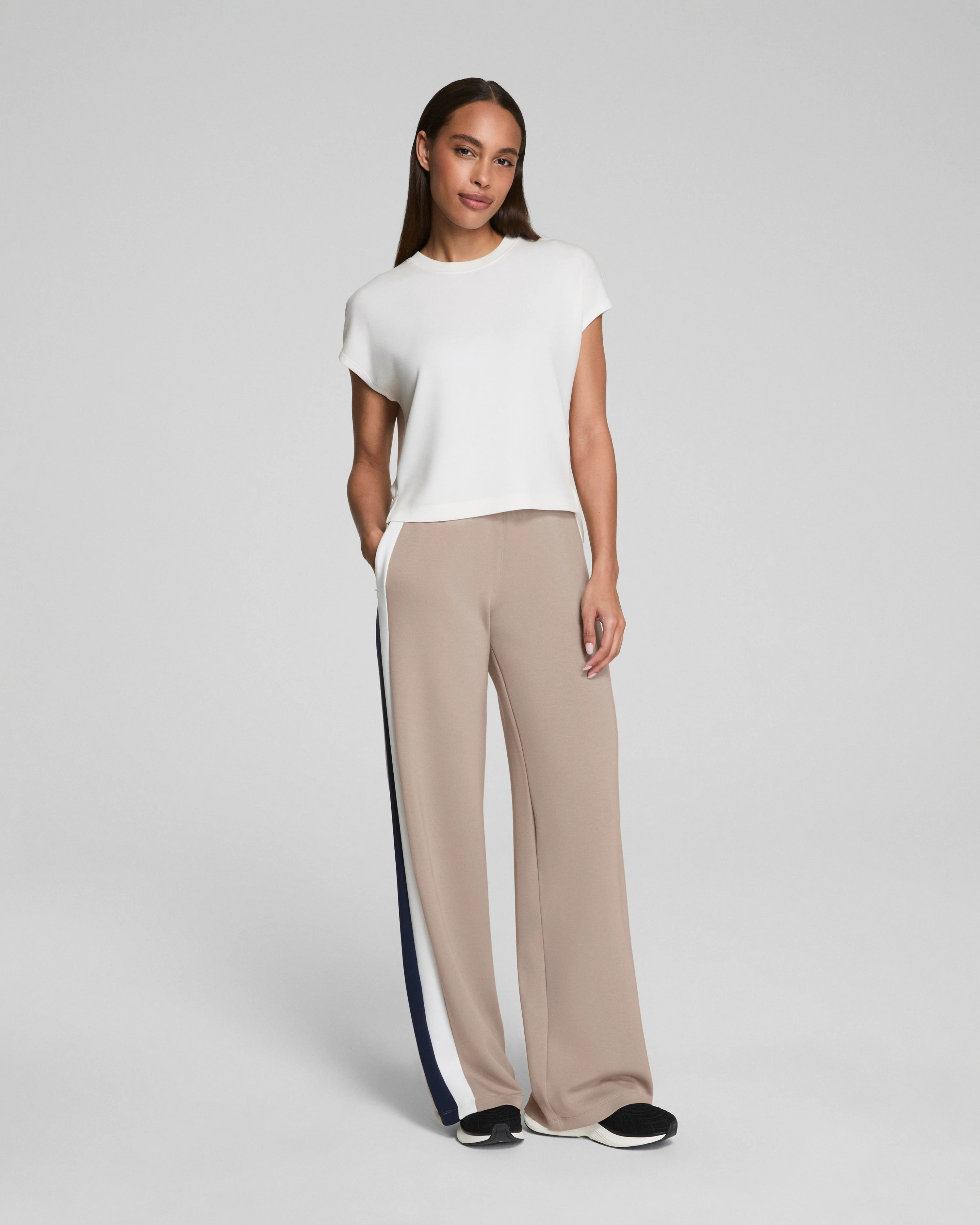 AirEssentials Cap Sleeve Tee with 4-Way Stretch | SPANX | Spanx