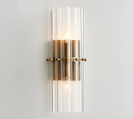 Mallory Crystal Sconce (15") | Pottery Barn (US)