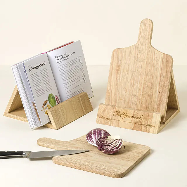 Cutting Board & Cookbook Stand | UncommonGoods