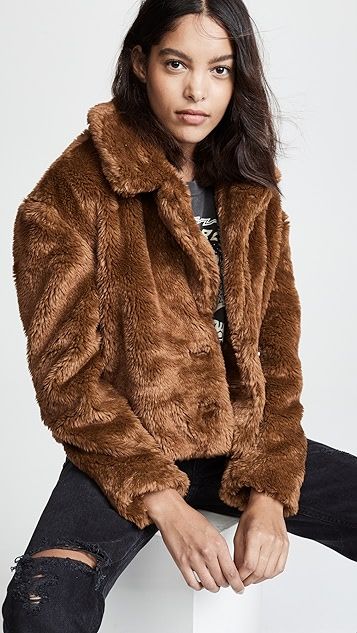 Mena Faux Fur Coat | Shopbop