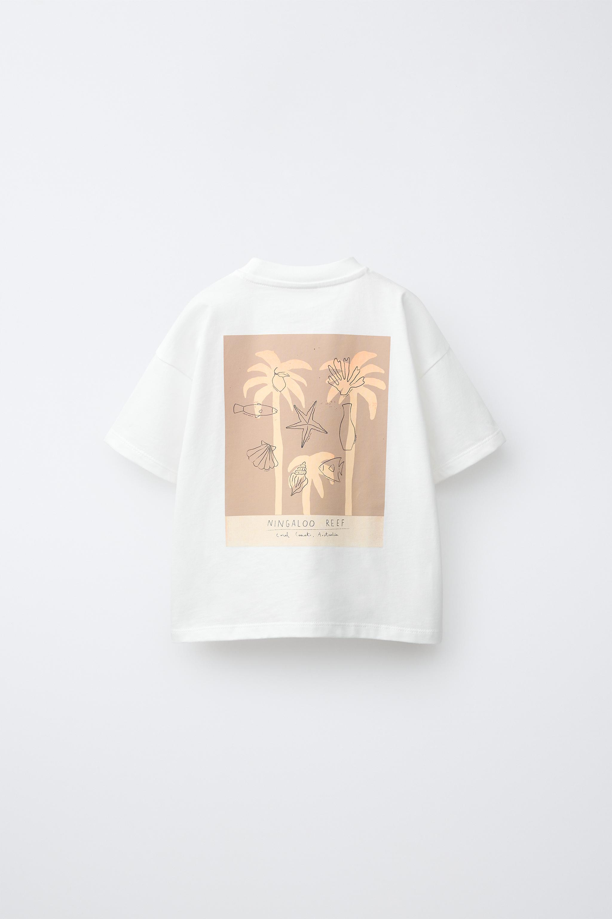 EMBROIDERED TEXT T-SHIRT | Zara UK