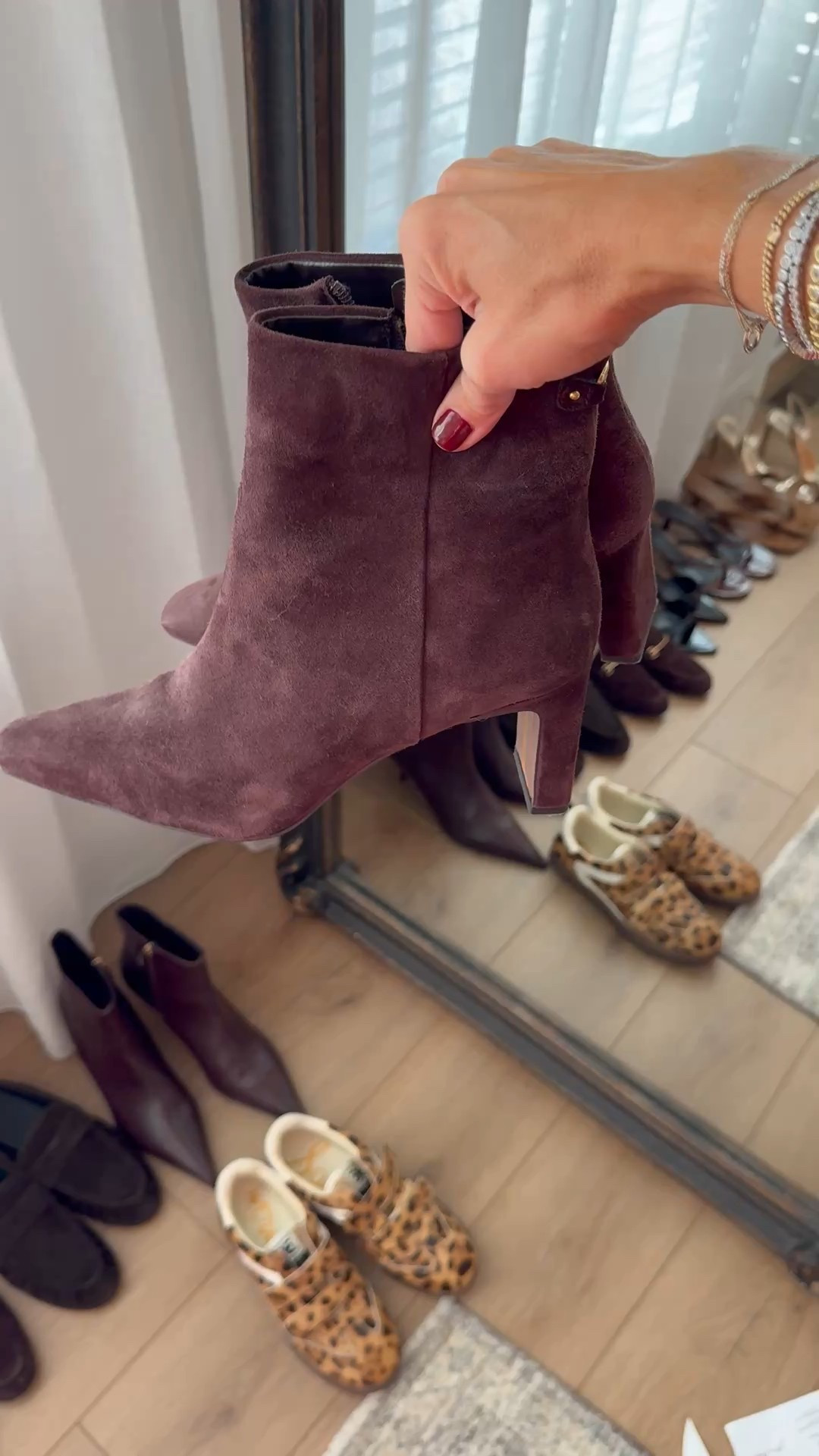 Chocolate brown fall booties are a must have for the upcoming season. This is one of my favorite pairs. They’re so comfortable suede so luscious and expensive looking they run true to size.

#LTKMidsize #LTKNYFW #LTKOver40