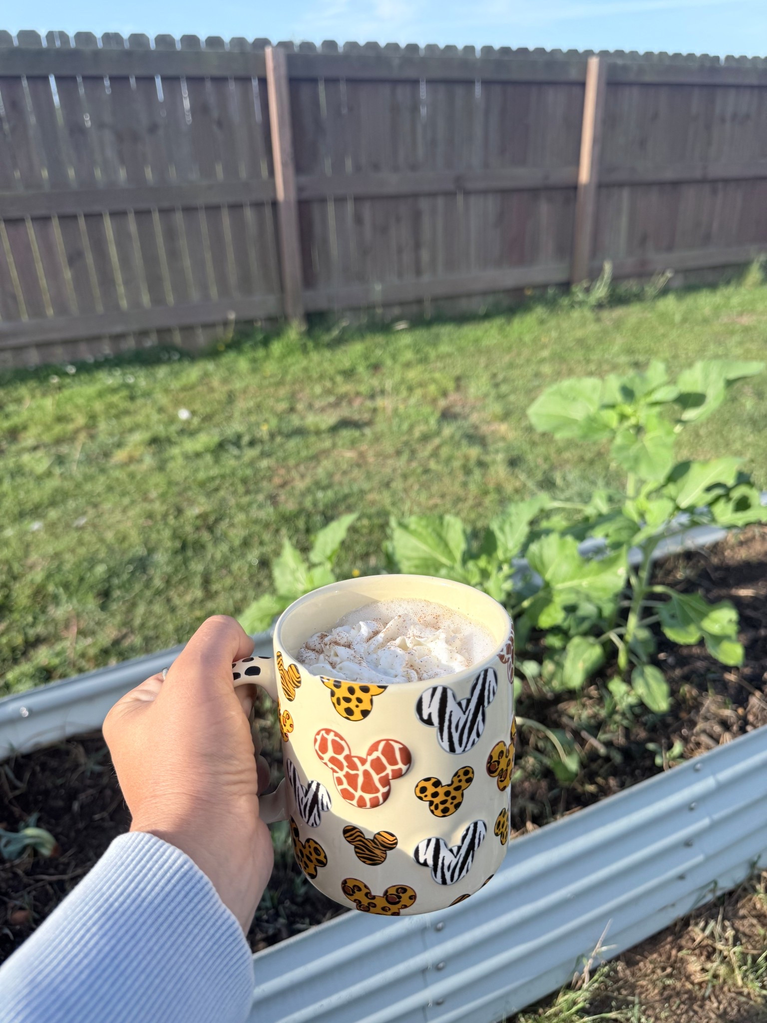 Morning coffee and checking out the garden 🪴  

#LTKdayinmylife #LTKHome #LTKmorningroutine