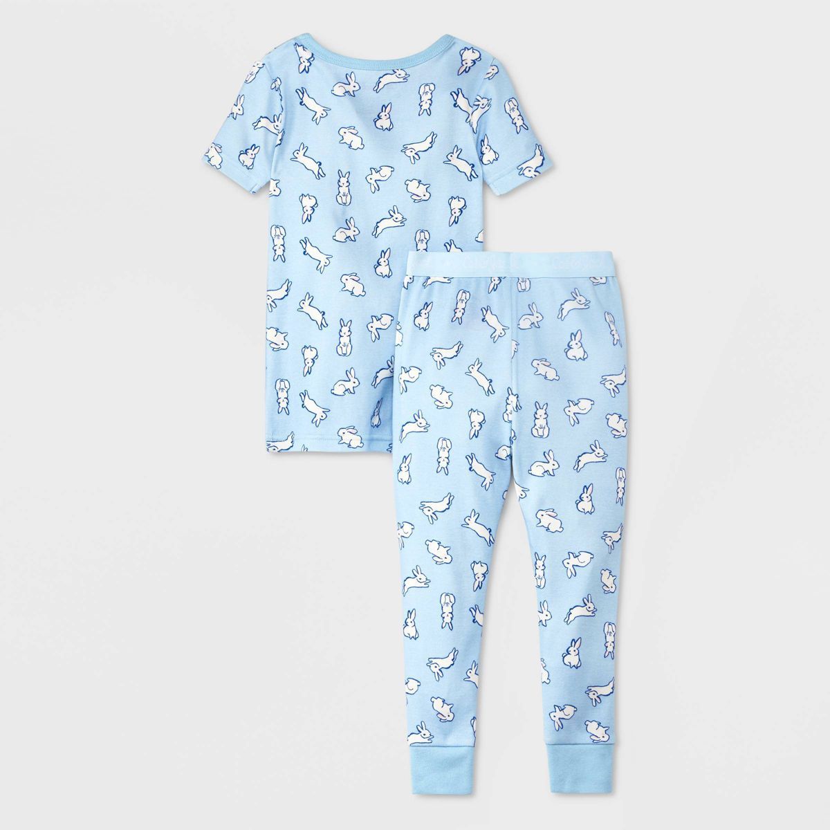 Toddler 2pc Easter Bunny Printed Pajama Set - Cat & Jack™ Blue | Target