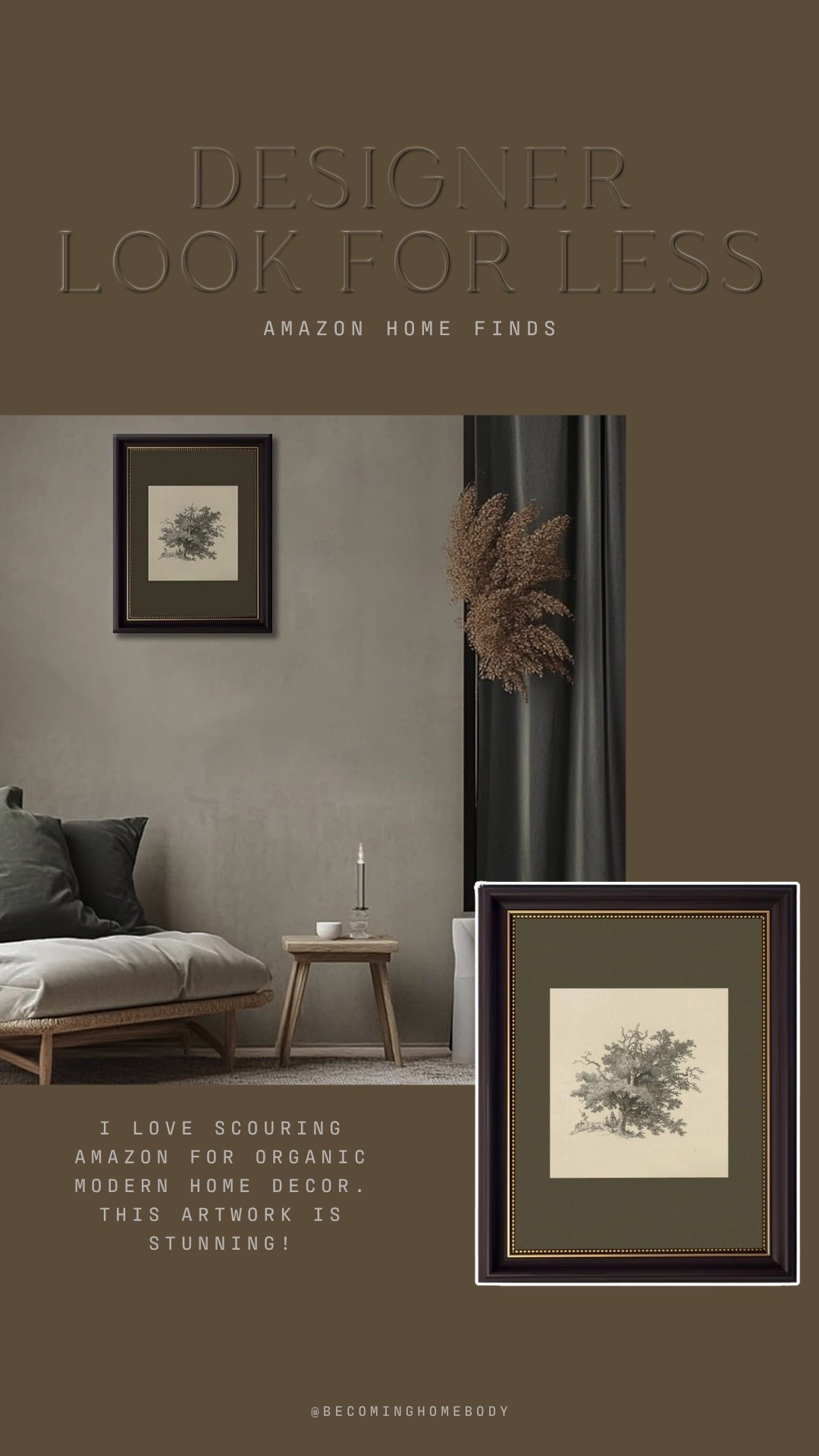 This organic modern artwork is my favorite 🖤 It’s from Amazon!

#LTKHome