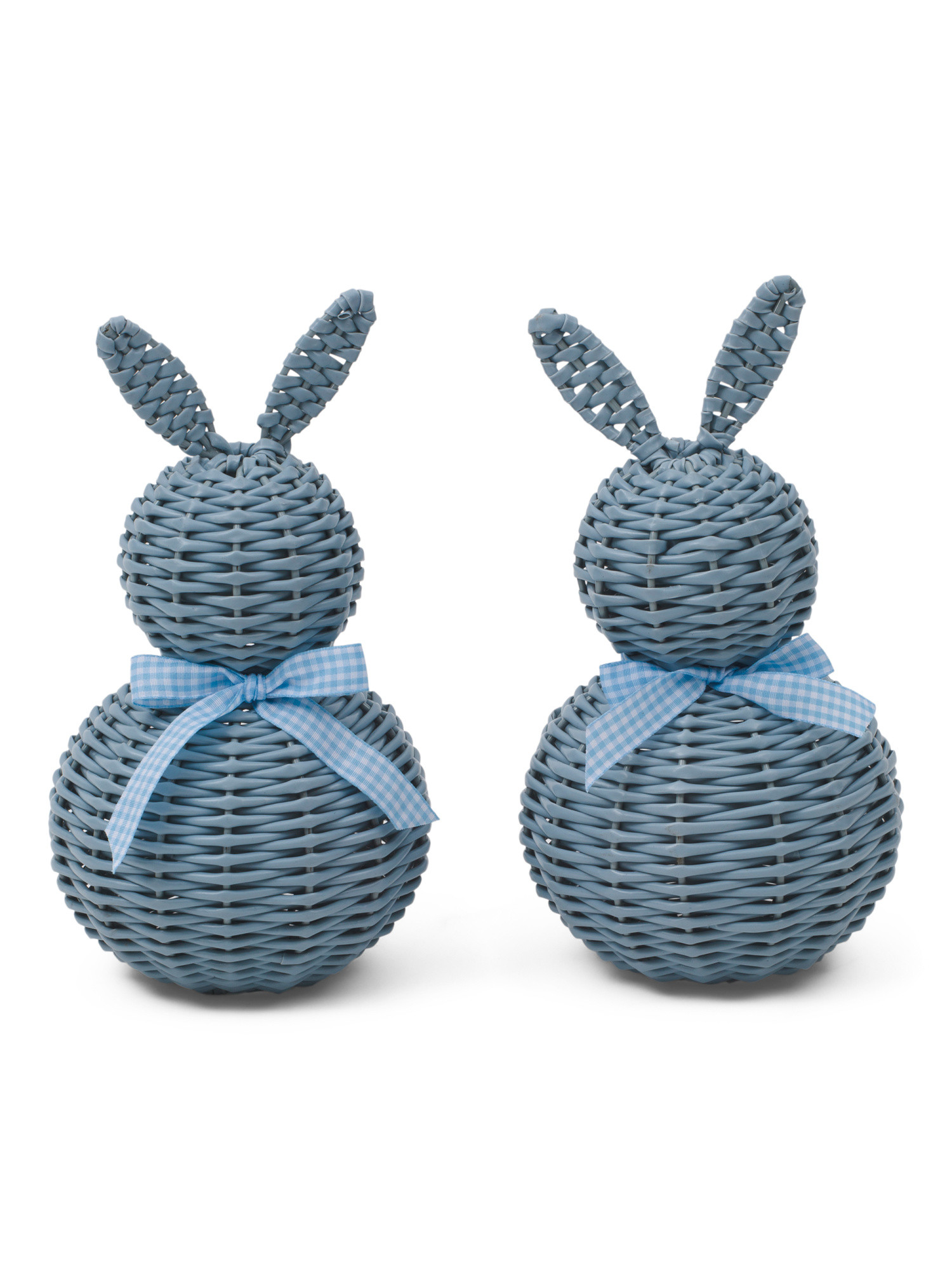 Set Of 2 Woven Bunnies With Gingham | Easter | Marshalls | Marshalls