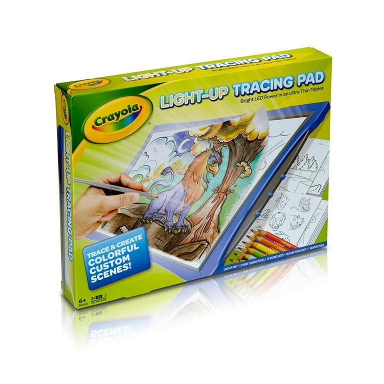 Crayola Light-Up Tracing Pad, Blue, School Supplies, Art Set, Gifts for Girls & Boys, Beginner Ch... | Walmart (US)