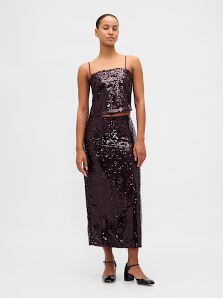Sequin Maxi Skirt | Gap (US)