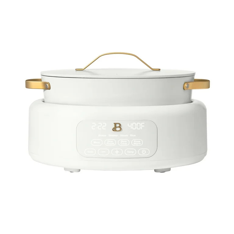 Beautiful 10 in 1, 6 Qt Electric Multi-Cooker, White Icing by Drew Barrymore | Walmart (US)