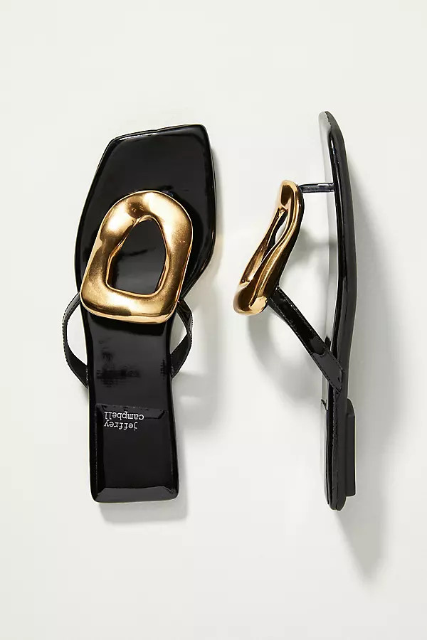 Jeffrey Campbell Linques Sandals By Jeffrey Campbell in Black Size 9 | Anthropologie (US)