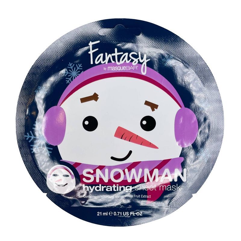 Fantasy by Masque Bar Snowman Hydrating Sheet Mask - 0.71 fl oz | Target